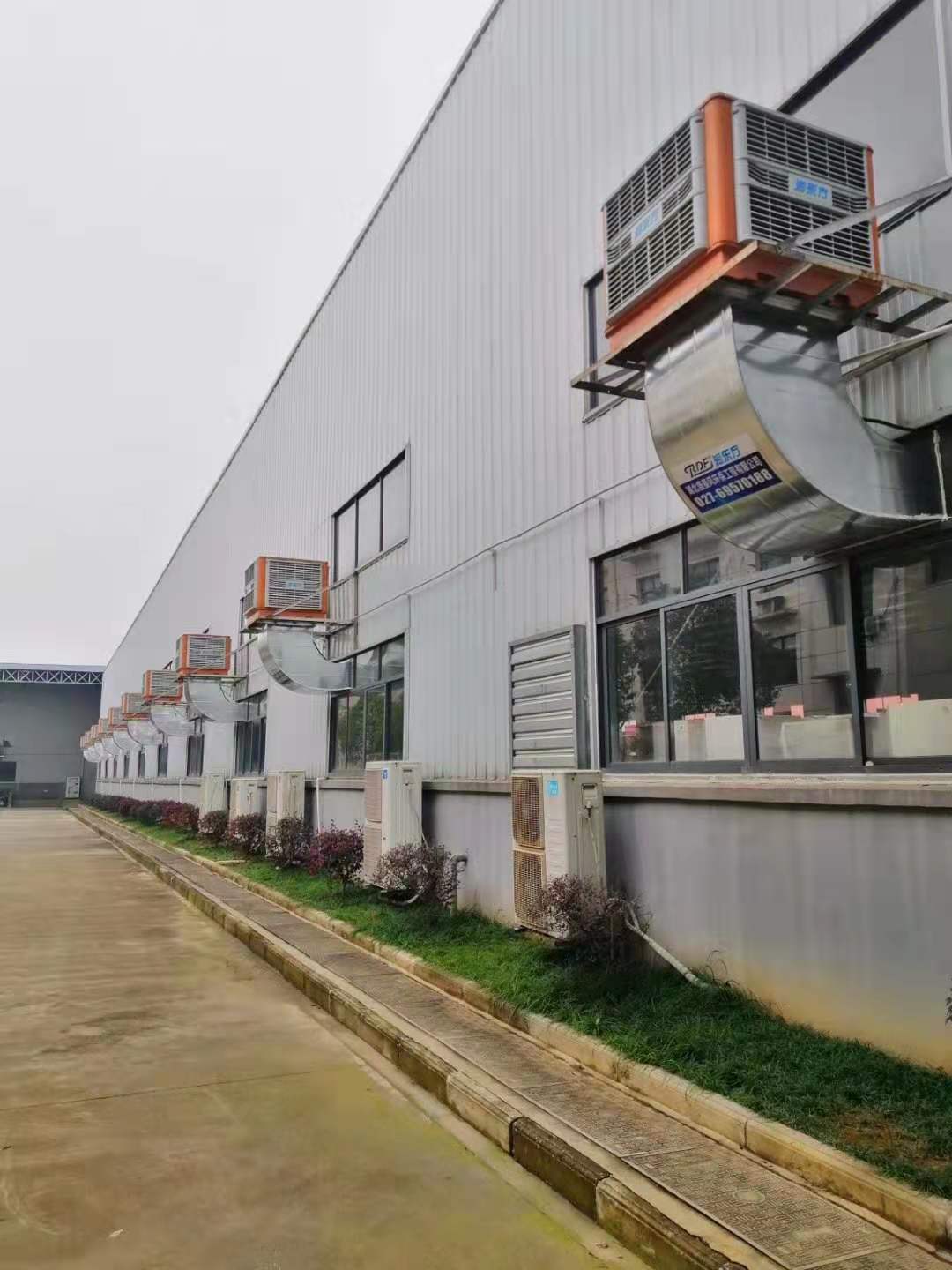 天門市某電線廠環保空調通風降溫案例