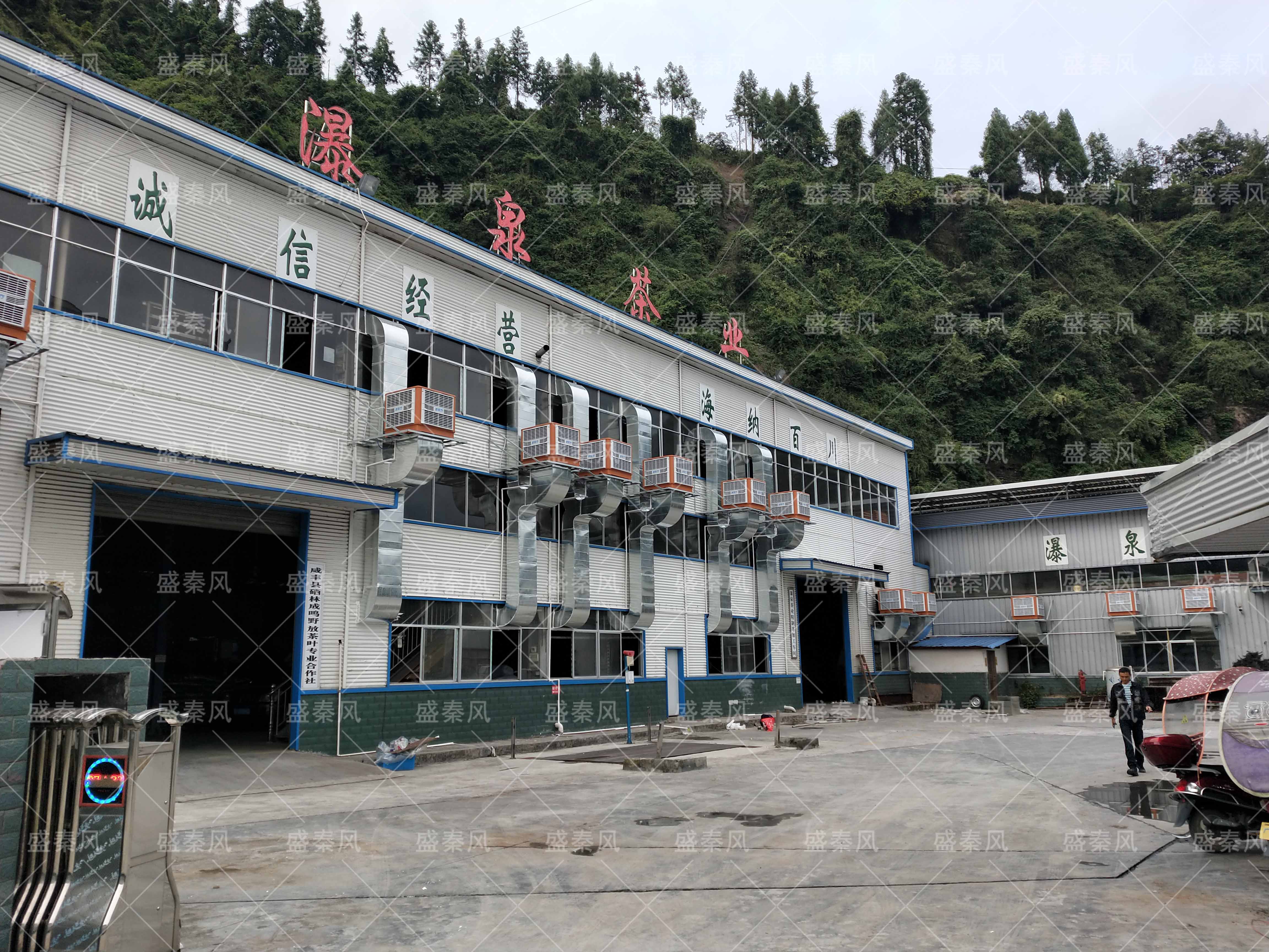 環保空調在茶葉廠通風降溫工程的獨創運用！