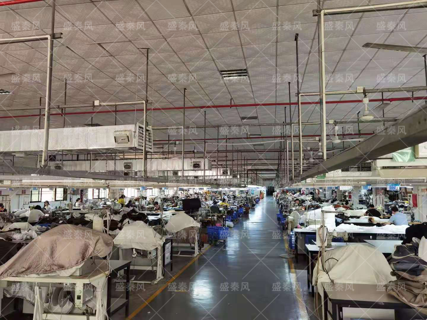 服裝廠車間怎么降溫通風？且看制衣車間通風降溫解決方案