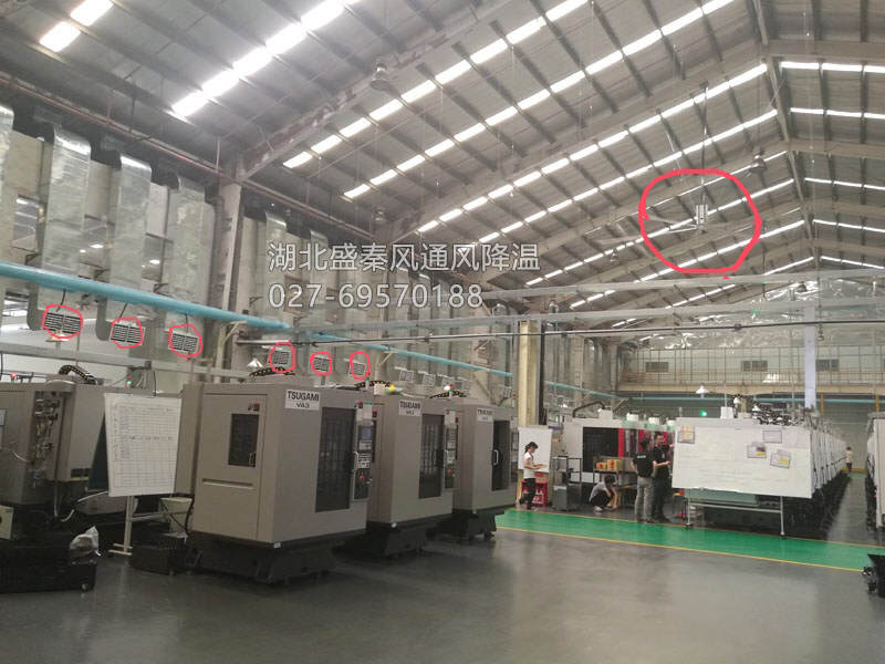 適用于高大廠房通風降溫設備 扇機組合