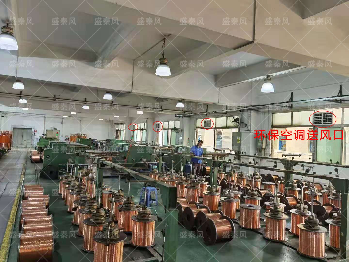 工業廠房如何快速降溫通風？用它一分鐘降溫5-12℃